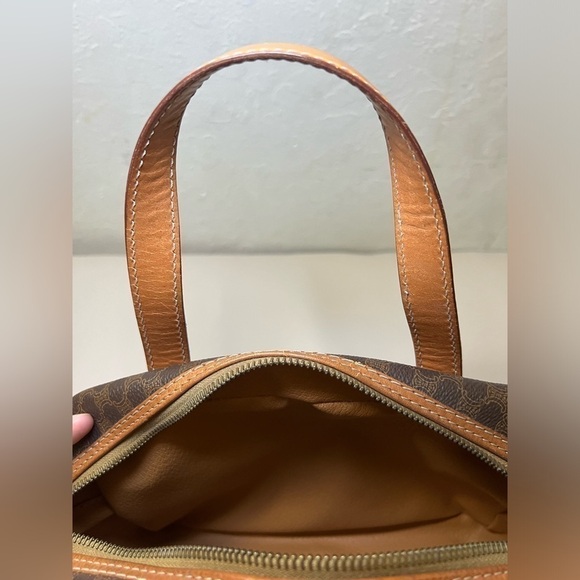 Vintage Celine Macadam Pattern Handbag. - Picture 14 of 15